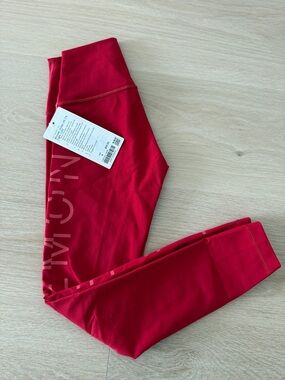 lululemon athletica Red Leggings